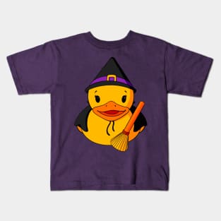 Witch Rubber Duck Kids T-Shirt